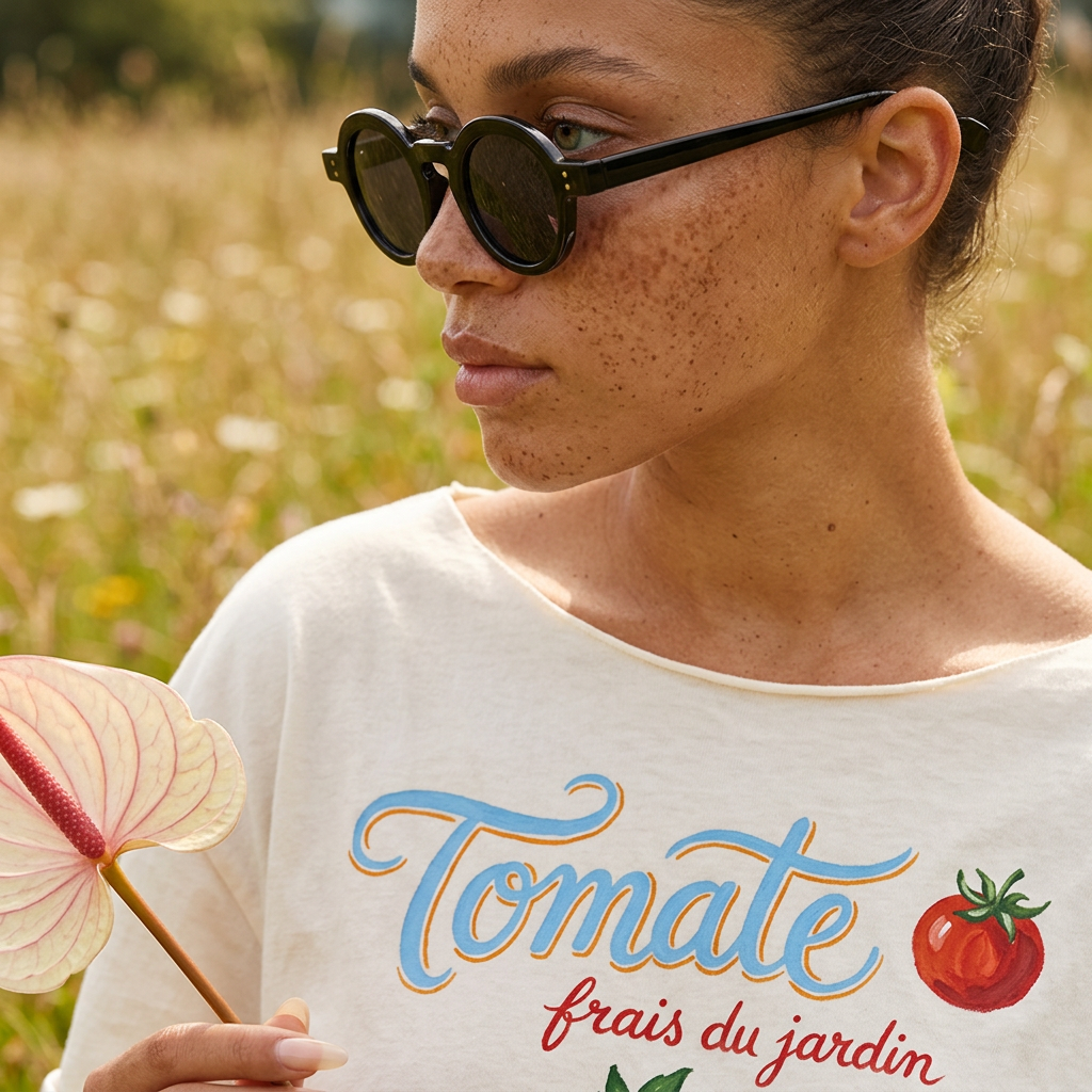 Raelia Golden Round Frame Sunglasses