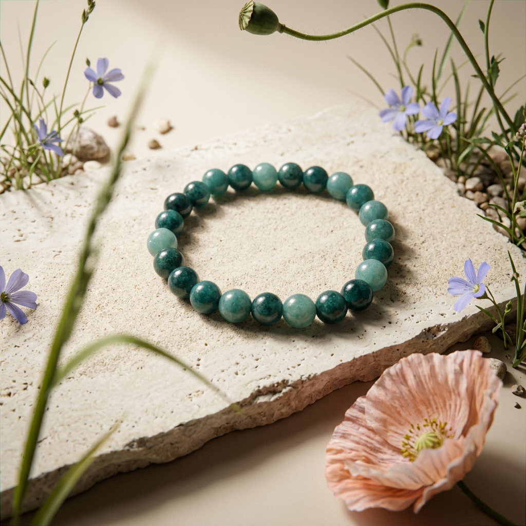 Zeania Turquoise Orb Strand Bracelet