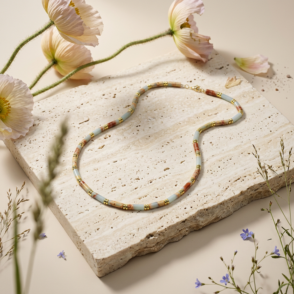 Raelia Golden Bar Choker Necklace