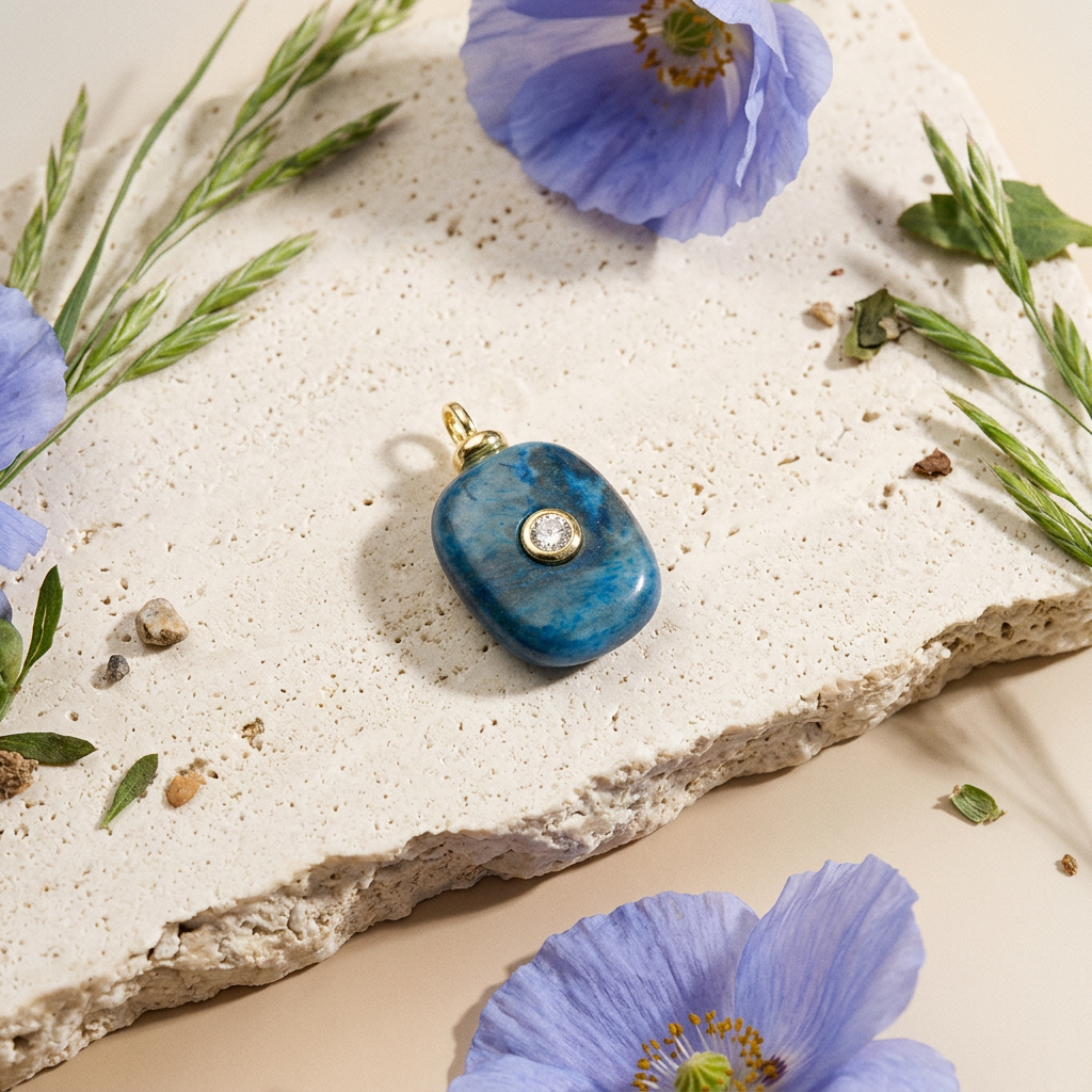 Riolia Golden Oval Pendant charm