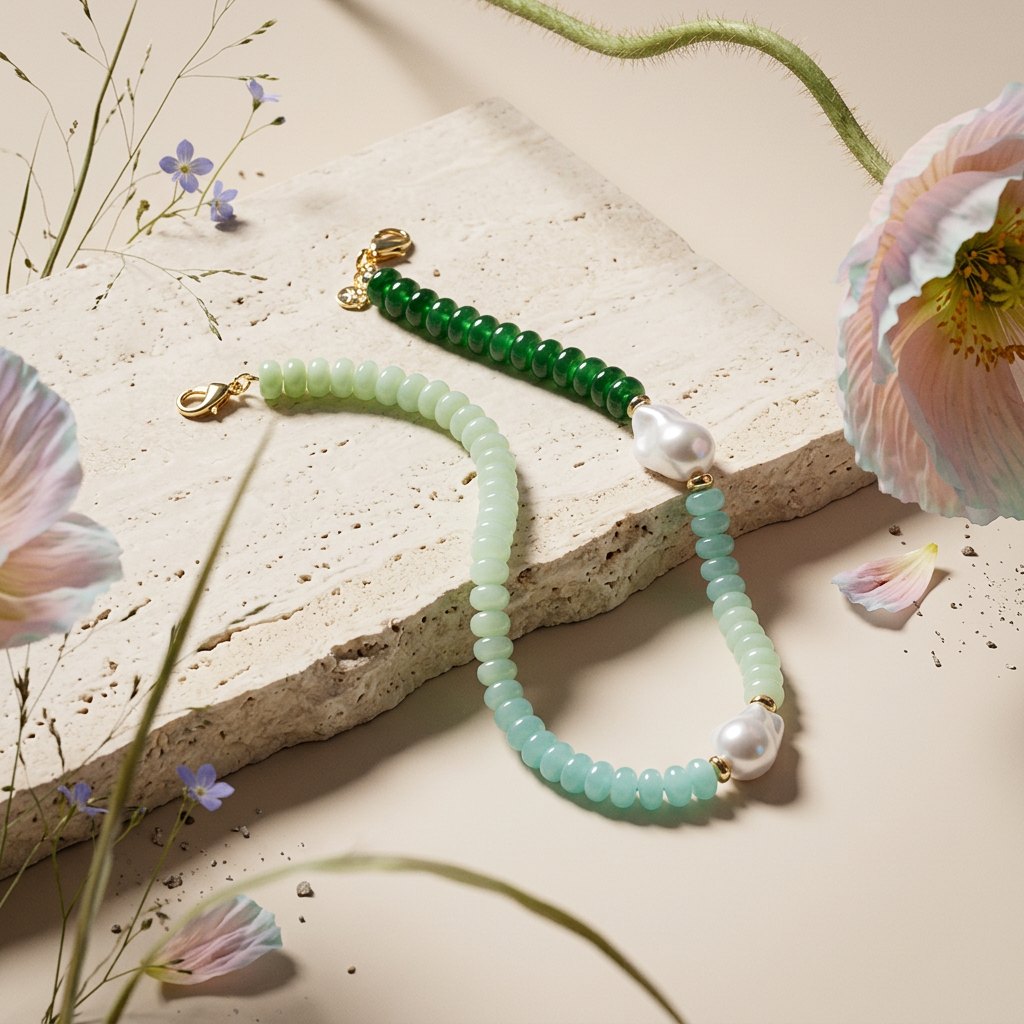 Tiovia Golden Pearl Strand Necklace