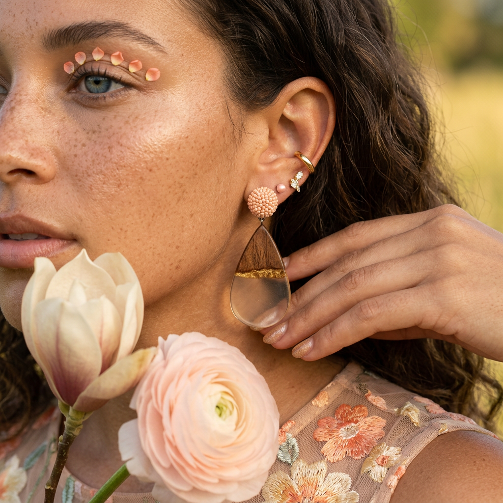 Vaemia Silver Teardrop Drop Earrings