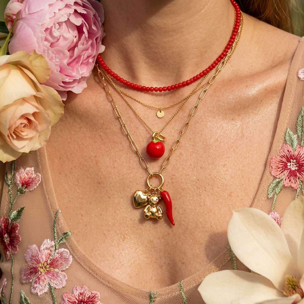 Zealia Golden Orb Pendant Charm