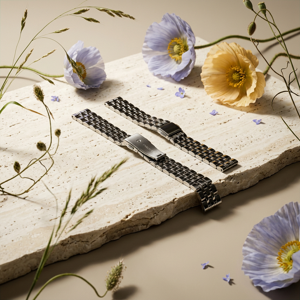 Veania Silver Chain Band watch