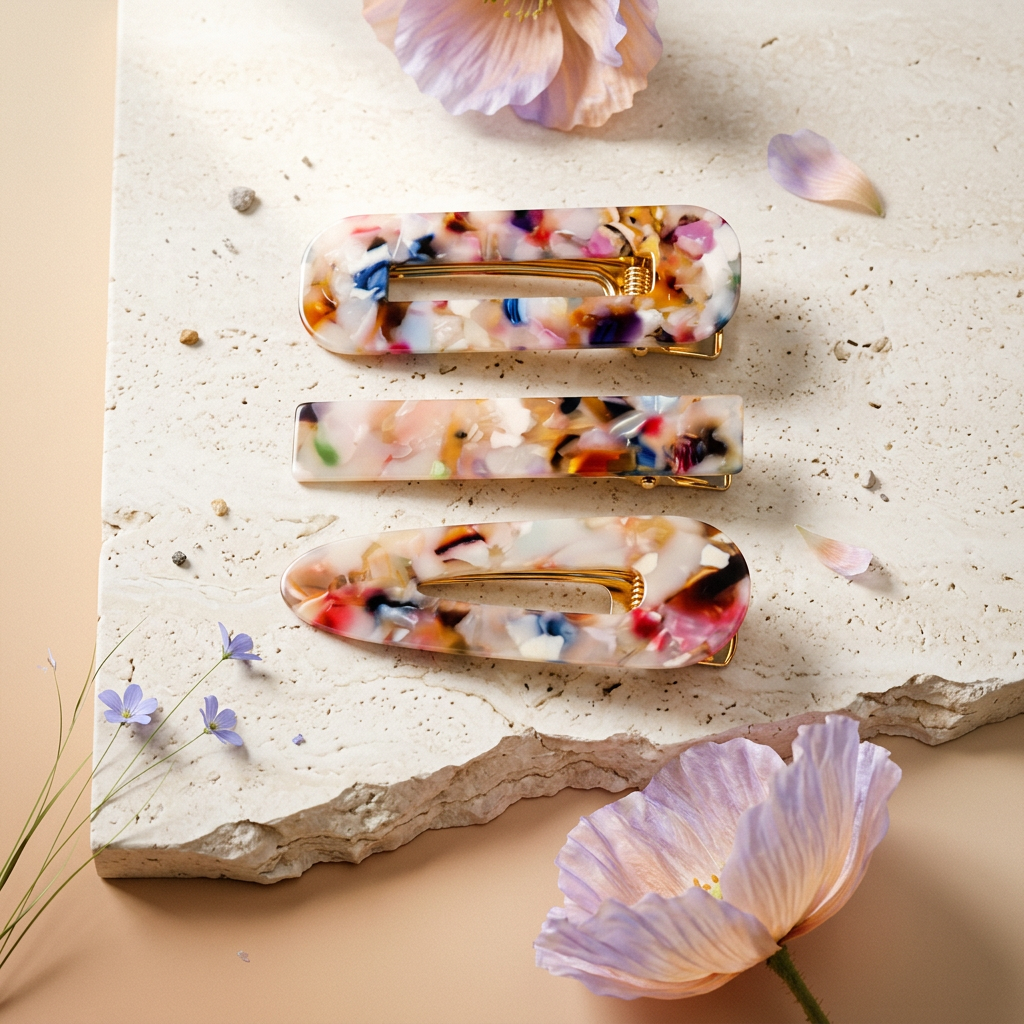 Maelia Golden Bar Clip Hair accessory
