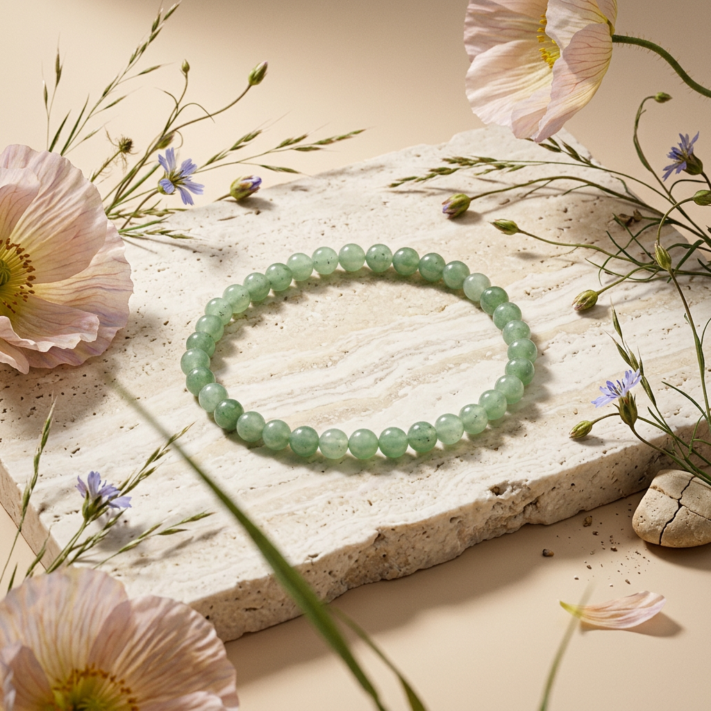 Vealia Jade Bead Strand Bracelet