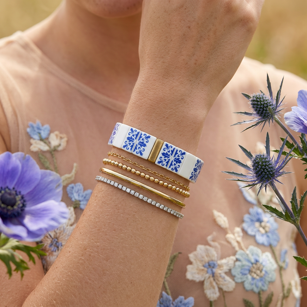 Ziavia Tile Bar bracelet
