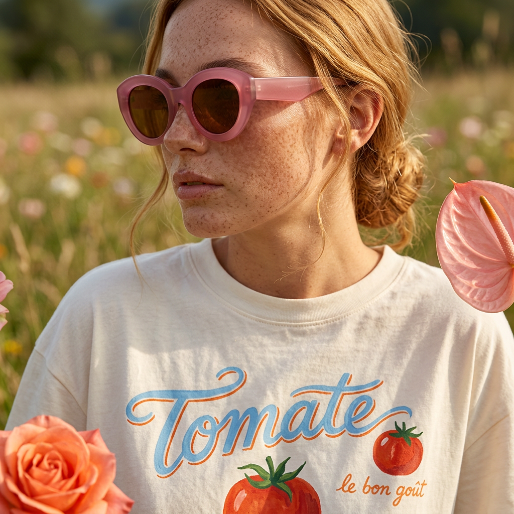 Vialia Pink Oval Acetate Frame Sunglasses