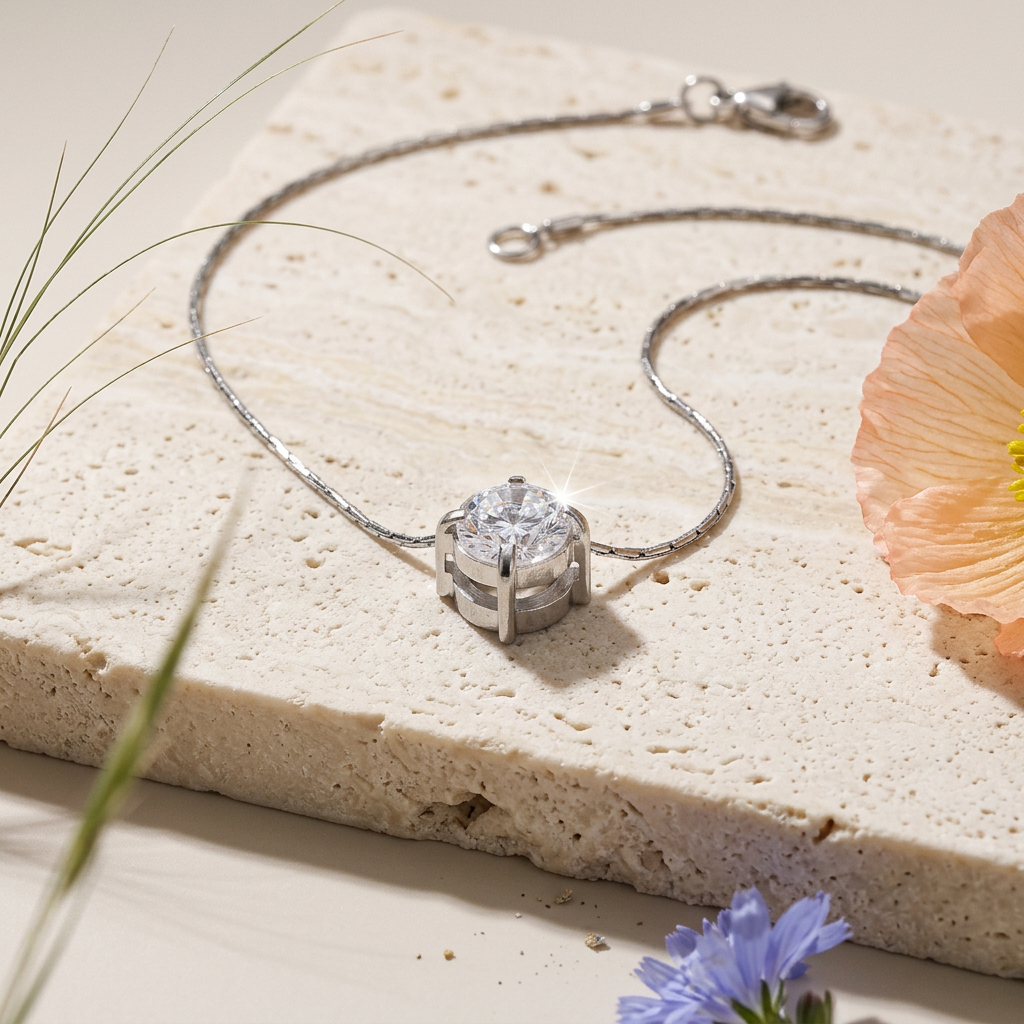 Riolia Silver Orb Pendant Necklace