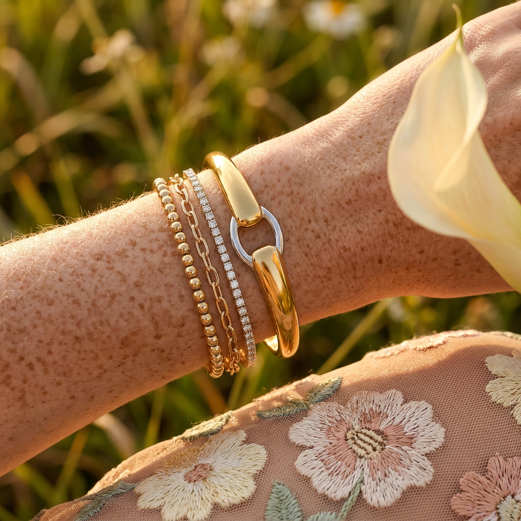 Zuenia Golden Halo Cuff bracelet
