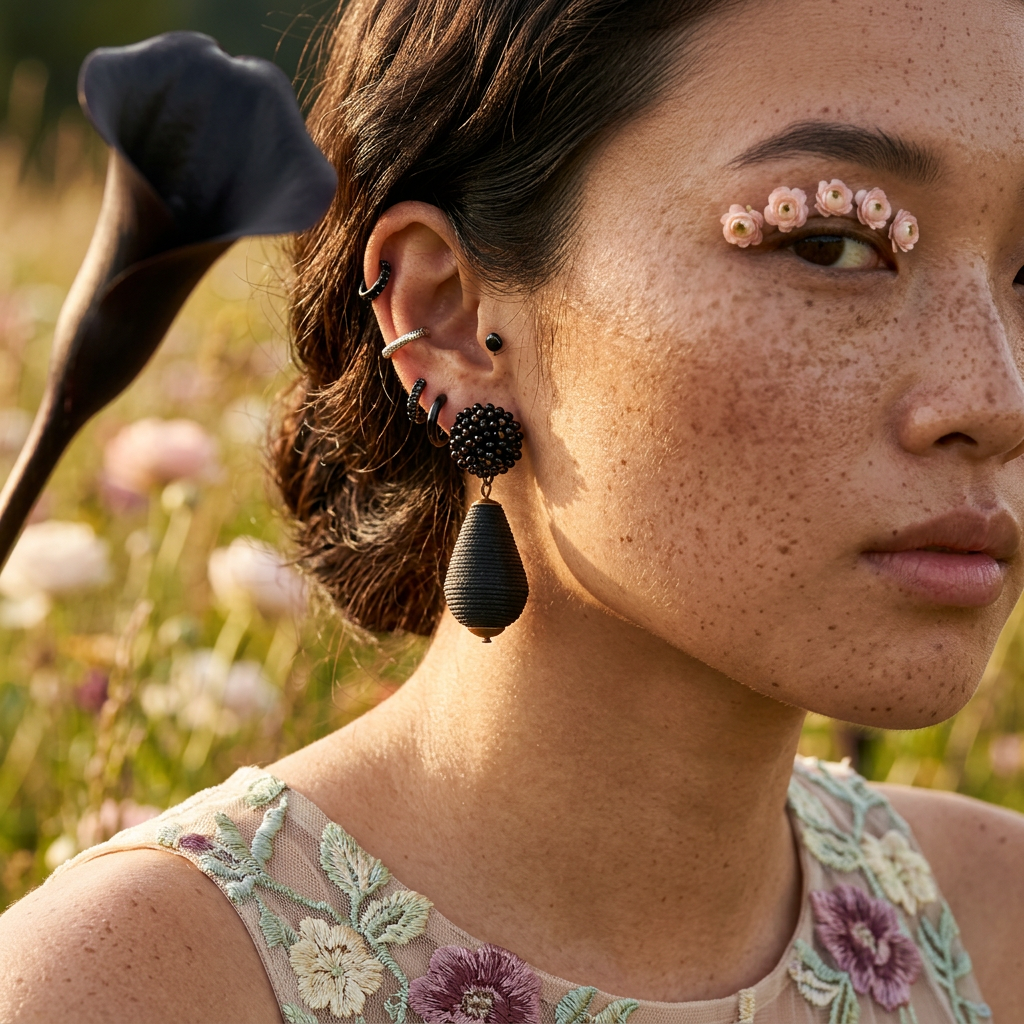 Raevia Golden Teardrop Drop earrings