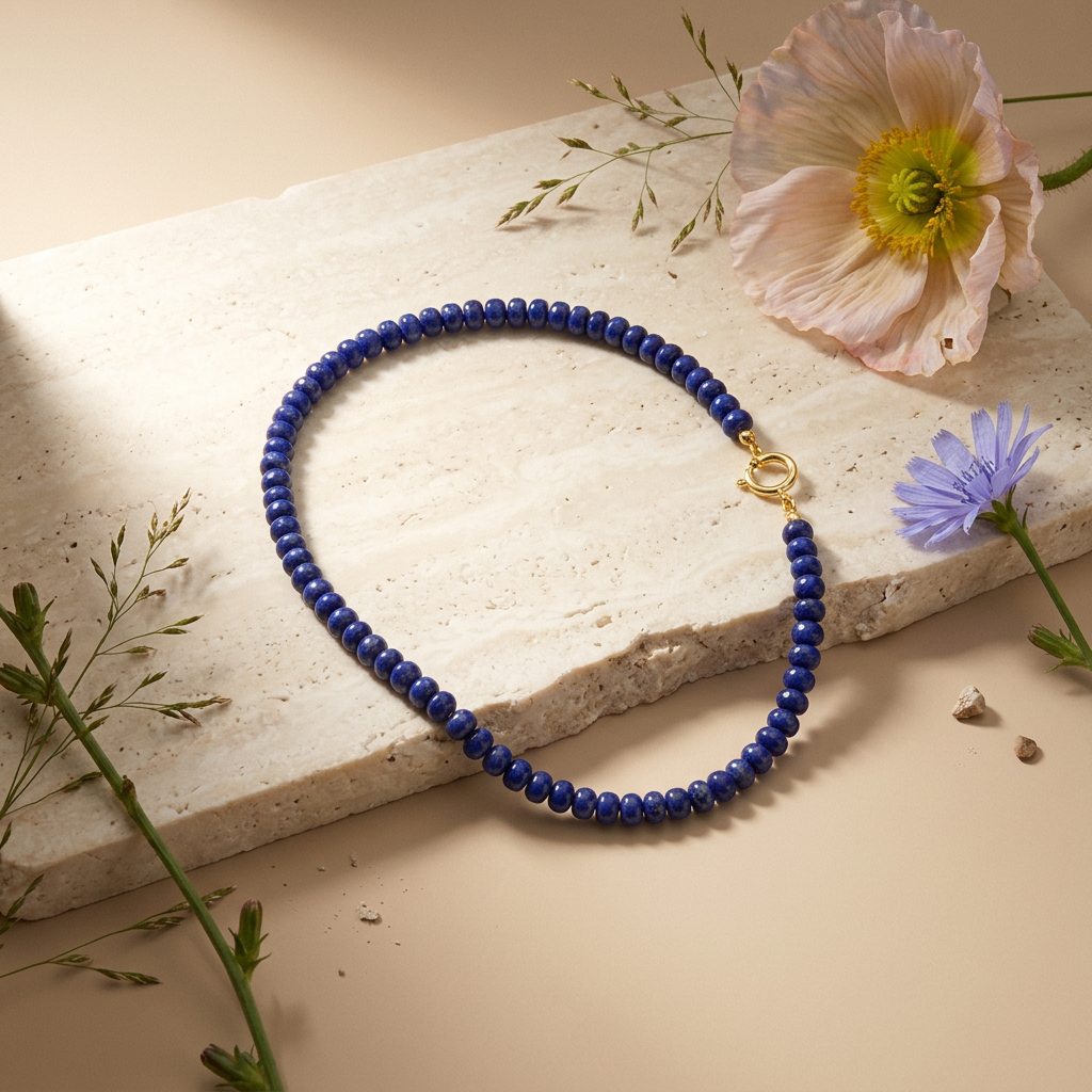 Nauvia Golden Orb Chain Necklace