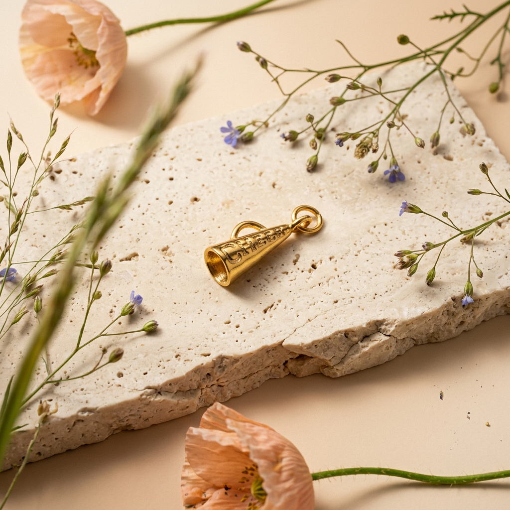 Laevia Golden Drop Pendant Charm