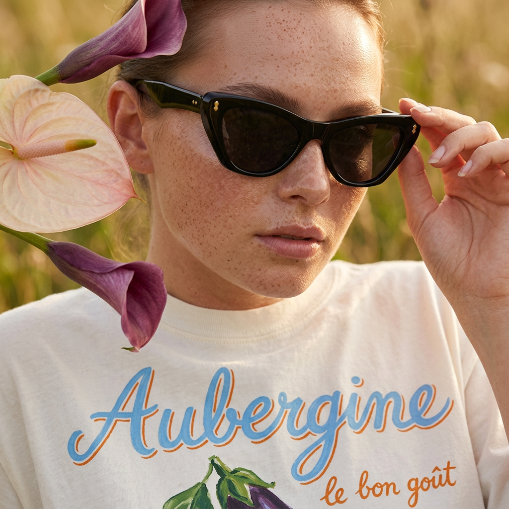 Liovia Golden Cat-Eye Shades Sunglasses