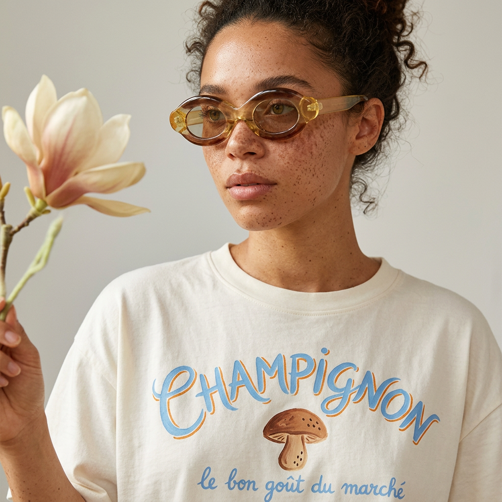 Zealia Acrylic Oval Frame Sunglasses