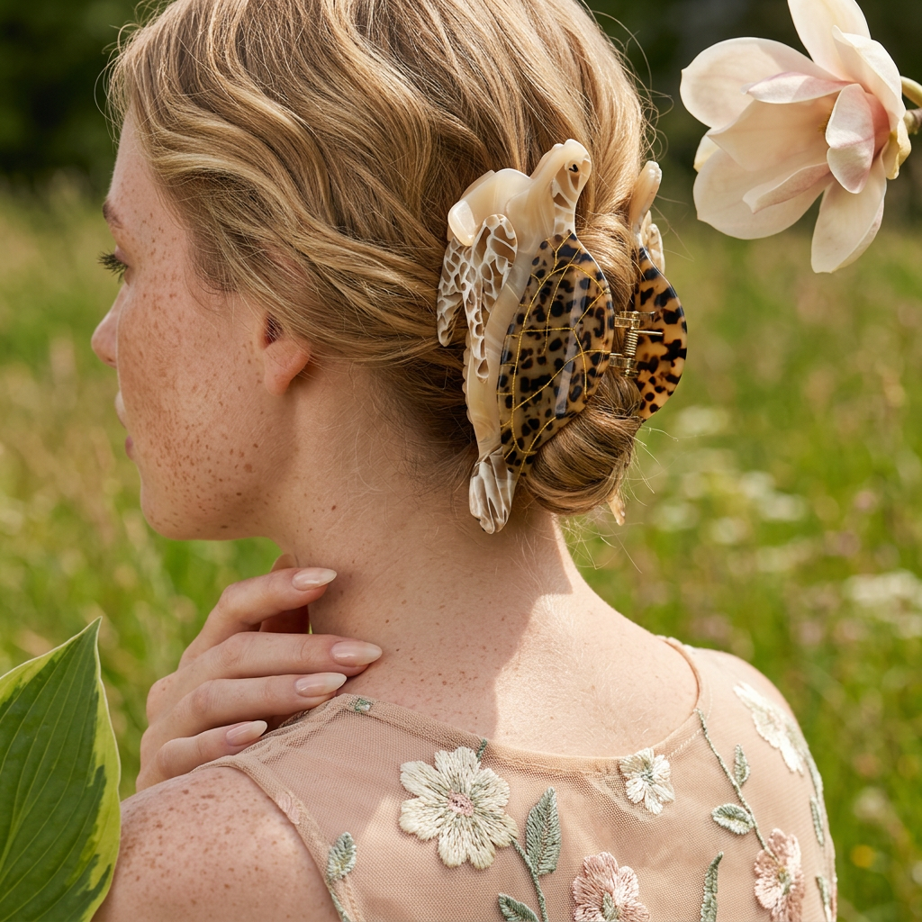 Raelia Acrylic Turtle Clip Hair