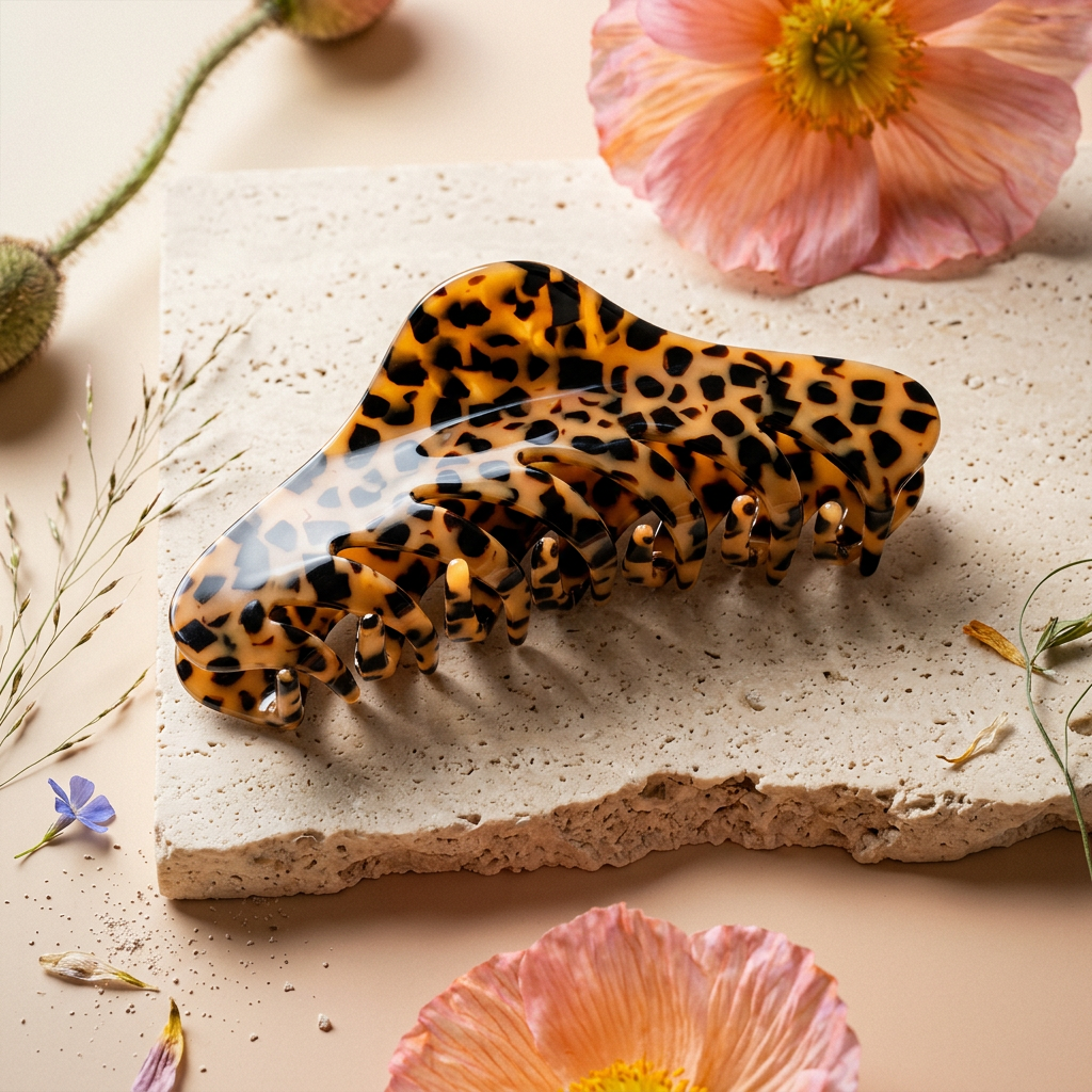 Ziolia Tortoiseshell Wave Claw Hair accessory