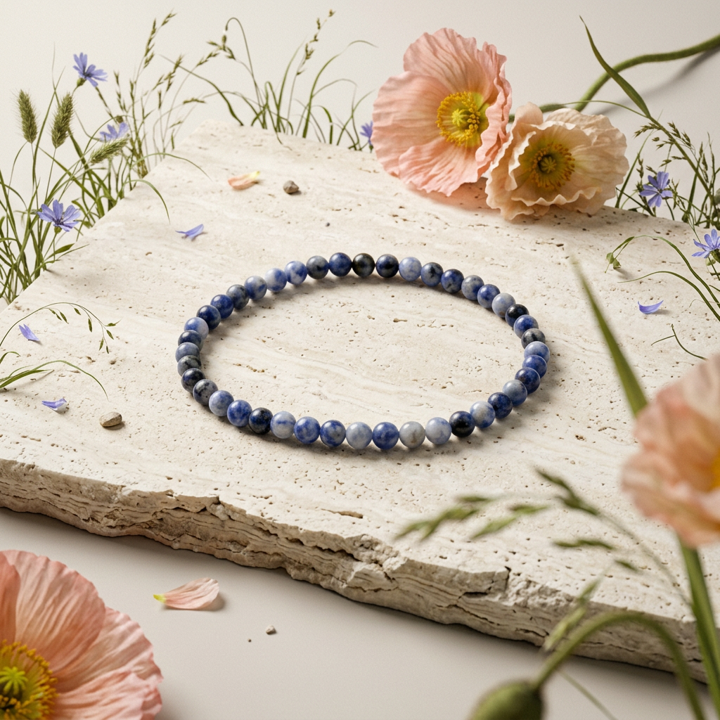 Seavia Sodalite Orb Strand Bracelet