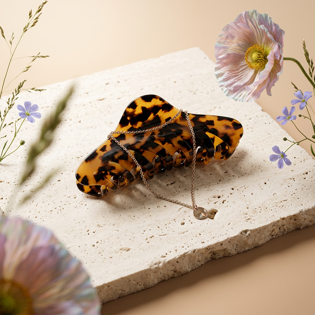 Jeolia Tortoise Shell Jaw Clip Hair accessory
