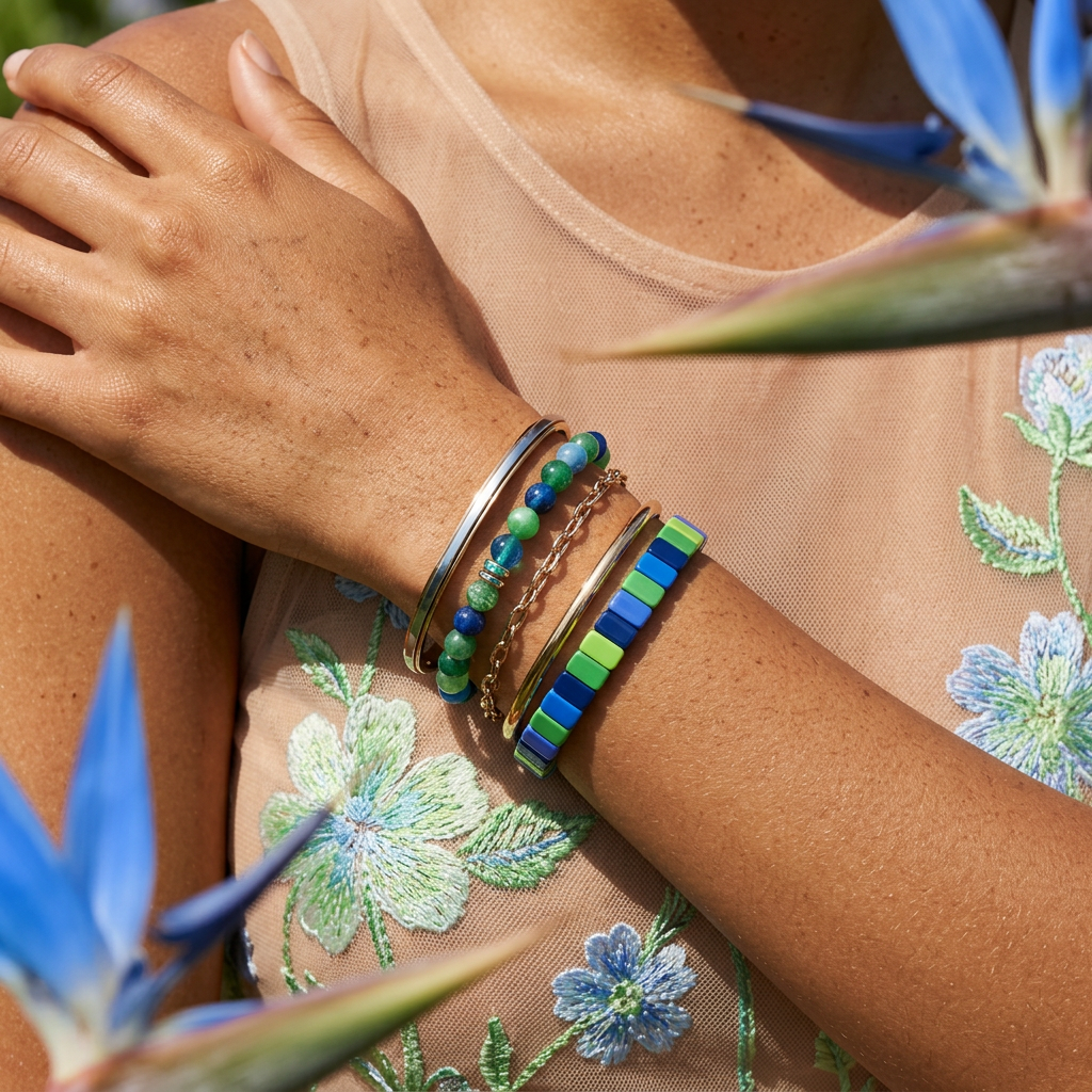 Liavia Tile Strand Bracelet