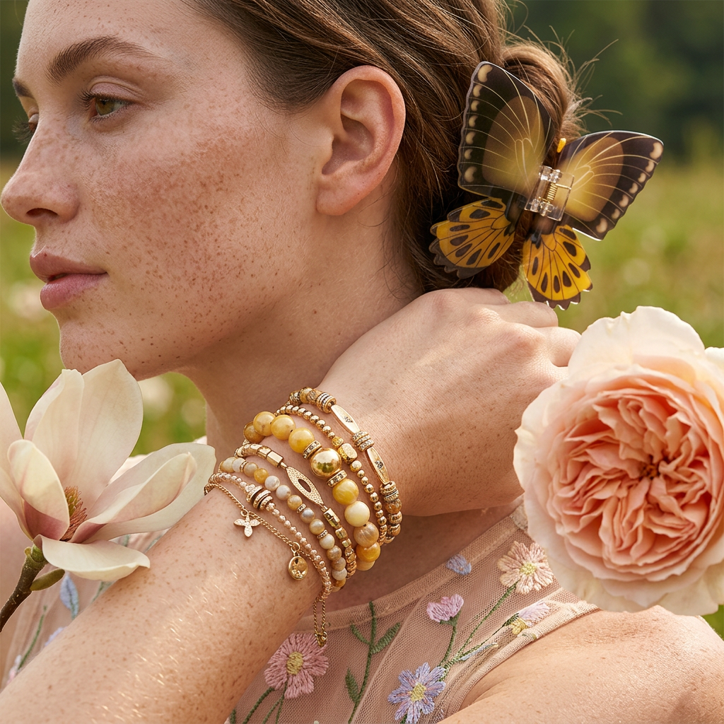 Zeonia Butterfly Wing Clip Hair accessory