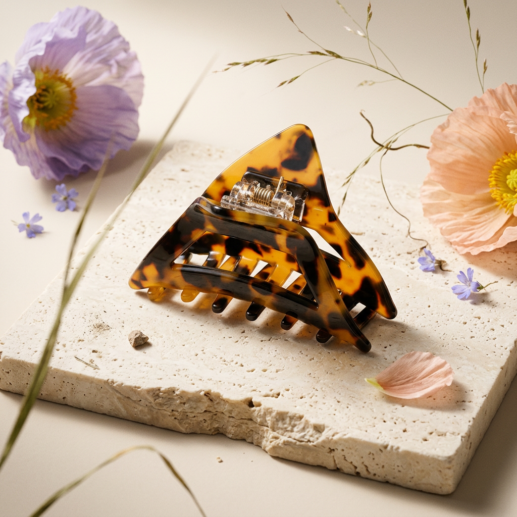 Lioria Tortoiseshell Triangle Claw Hair accessory