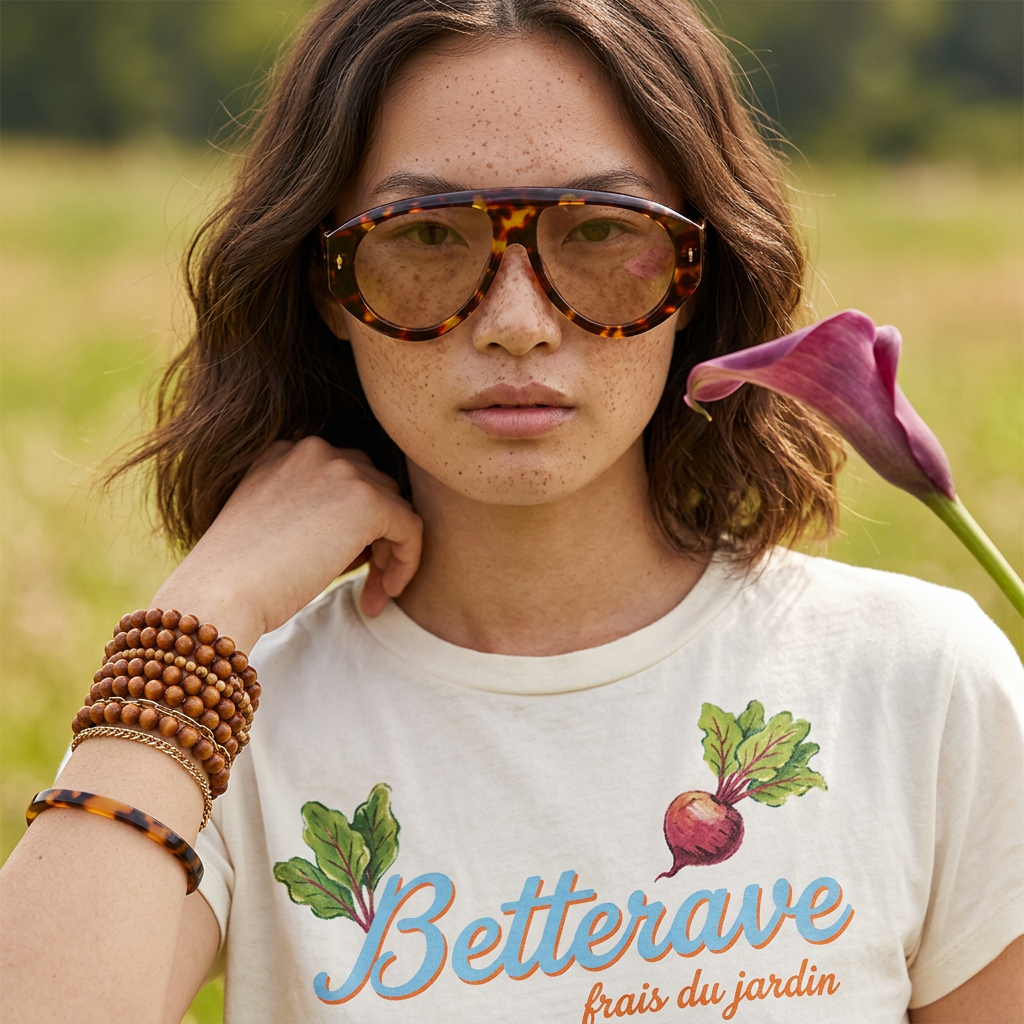Vionia Tortoise Aviator Sunglasses