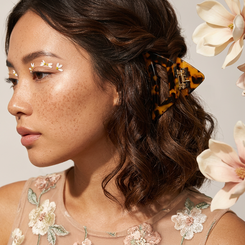 Raevia Tortoise Triangle Claw Hair
