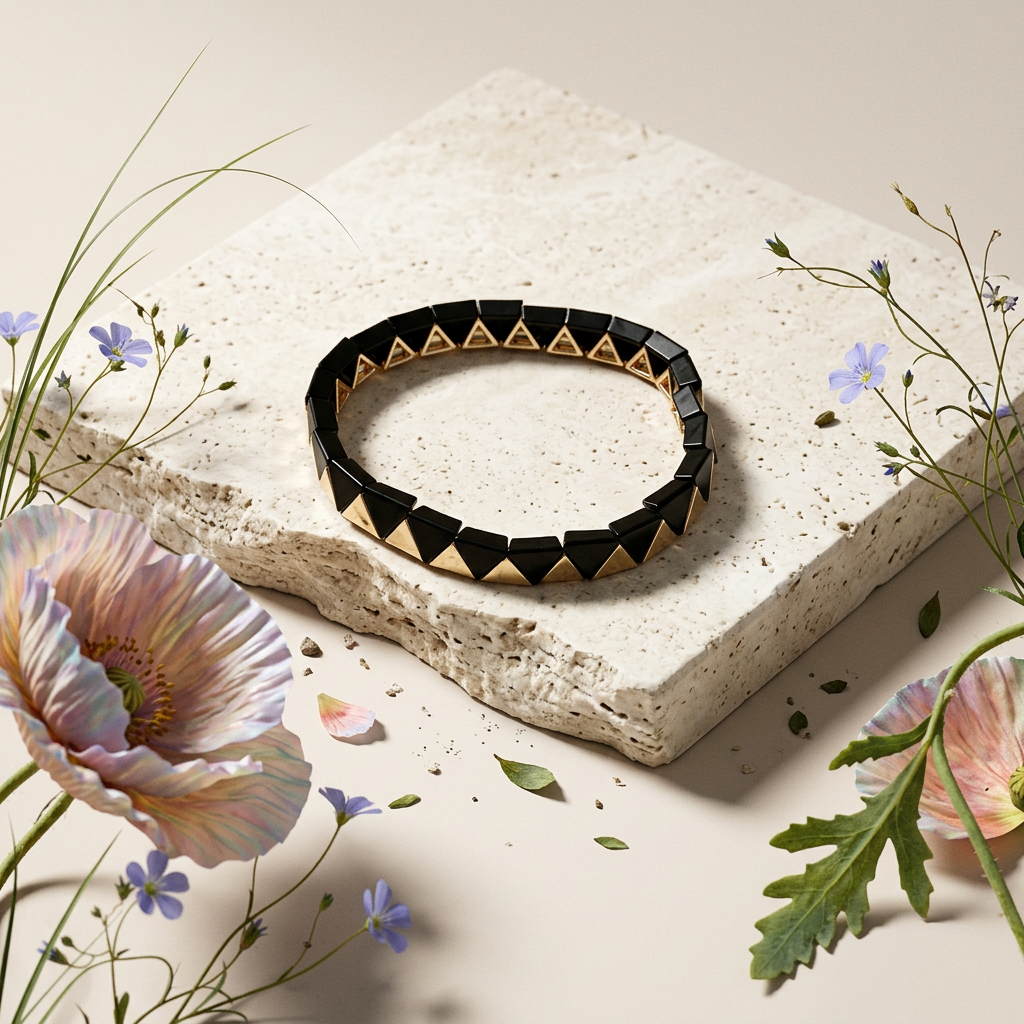 Faelia Golden Halo Bangle Bracelet