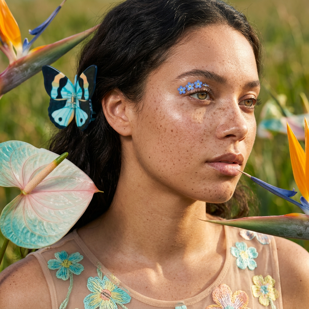 Gaelia Acrylic Butterfly Clip Hair