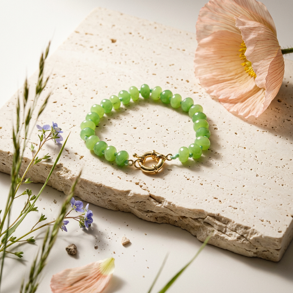 Zaelia Golden Orb Strand Bracelet