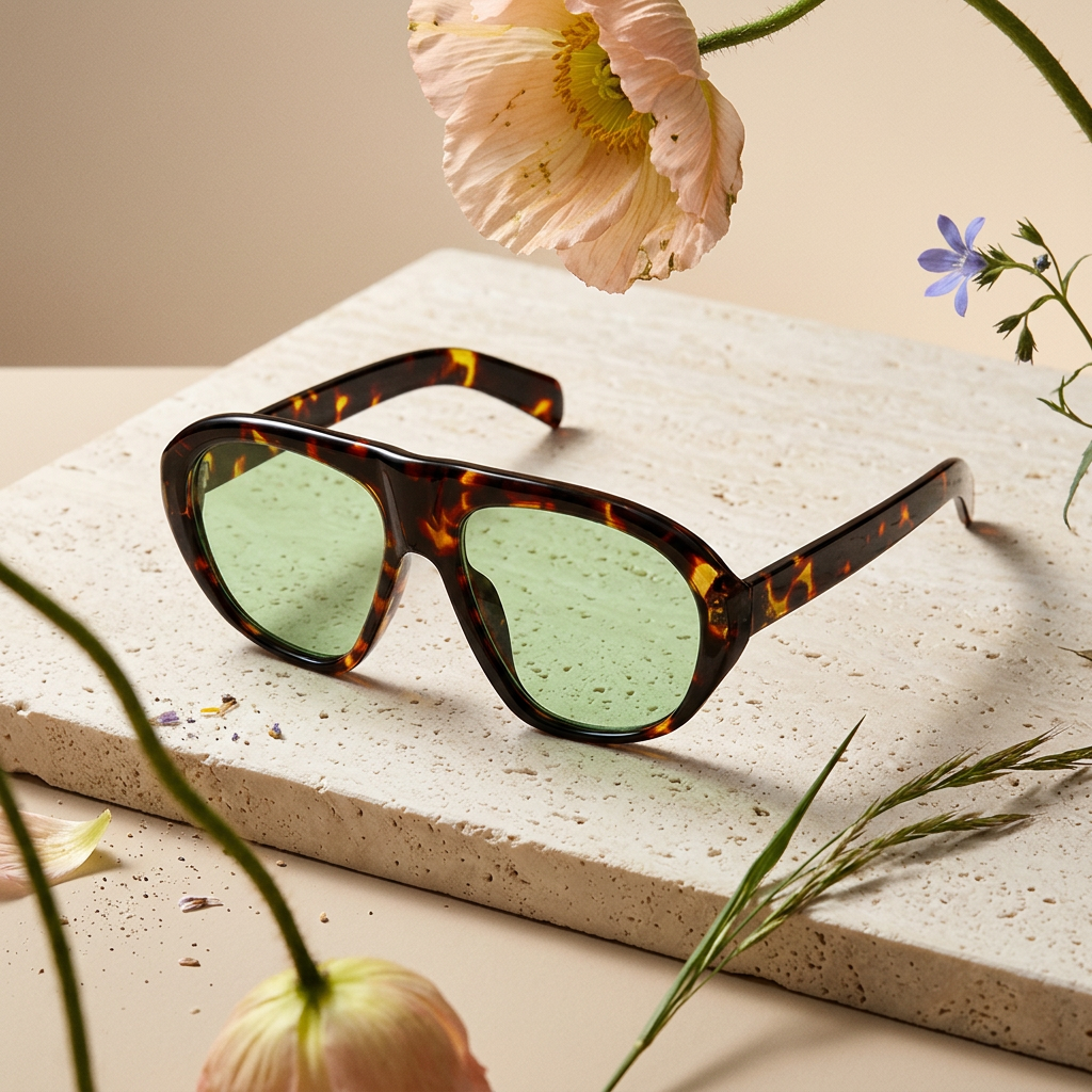Vionia Cat-Eye Frame Sunglasses