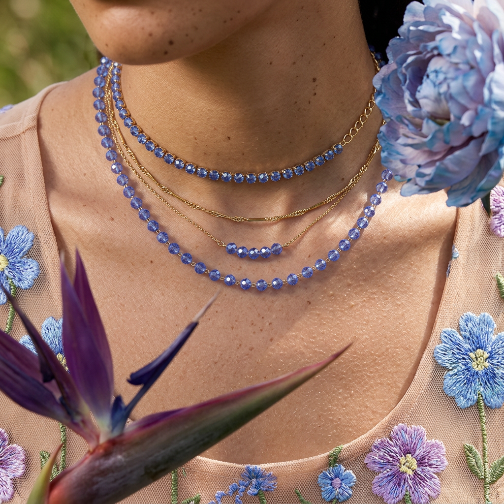 Kioleia Golden Orb Chain Necklace