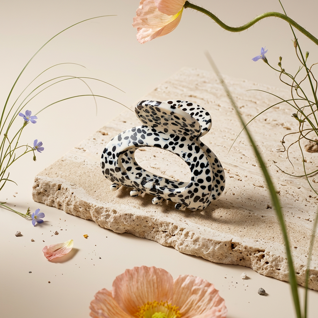 Zialia Acrylic Oval Claw Hair accessory