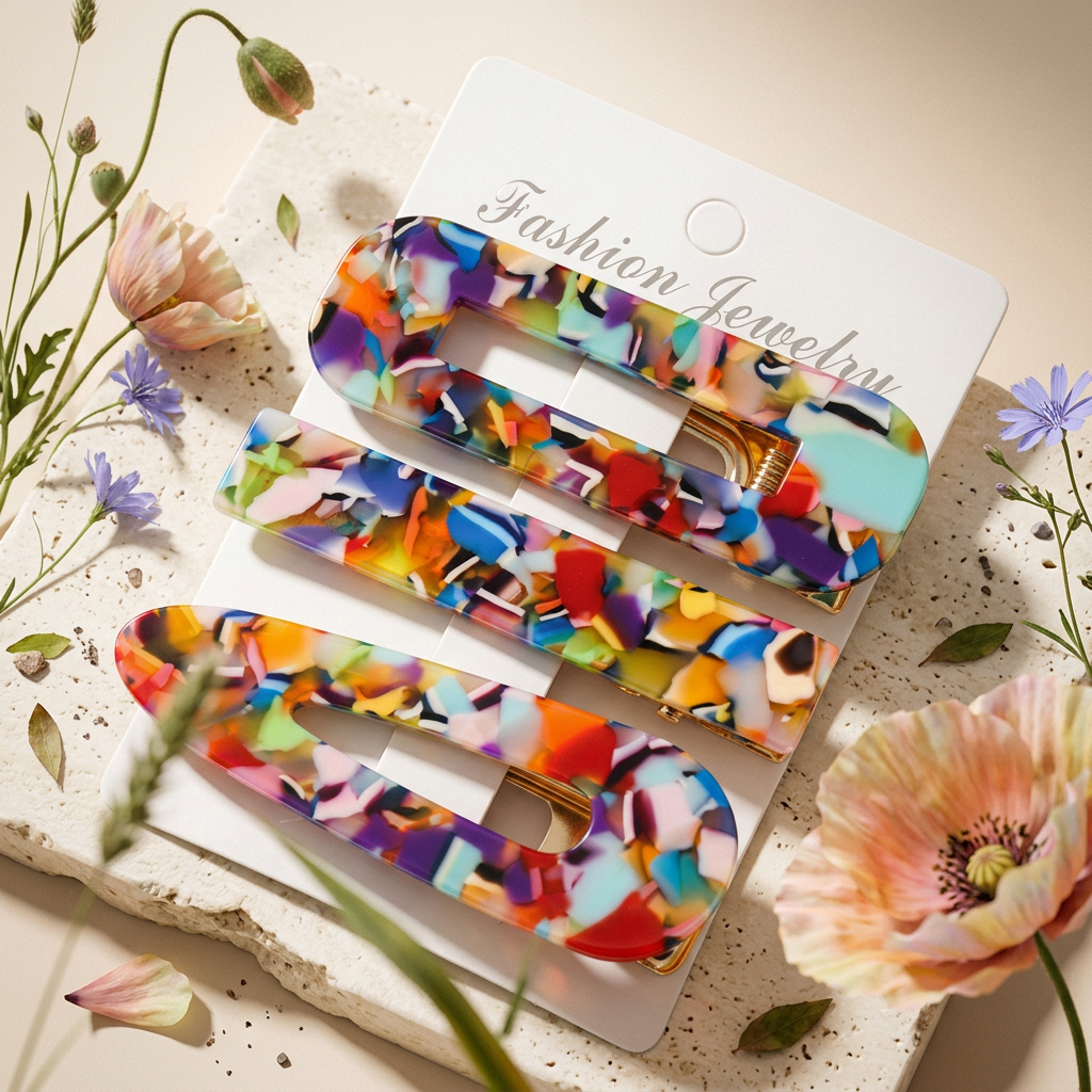 Zionna Golden Bar Clip Set Hair accessory