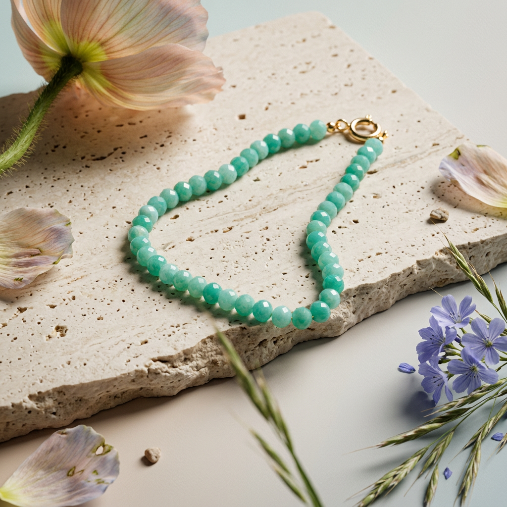 Virelia Golden Orb Strand Bracelet