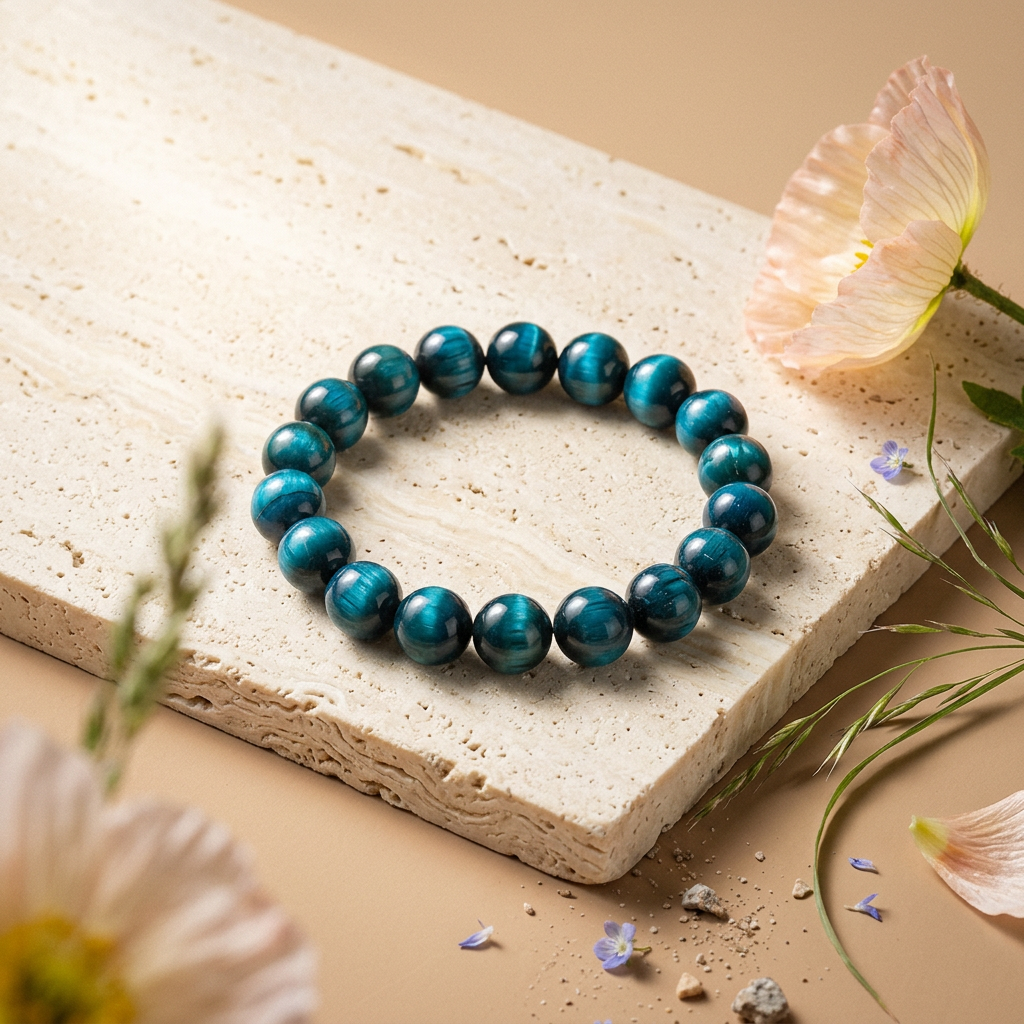 Zeomia Turquoise Orb Thick Bead Strand Bracelet