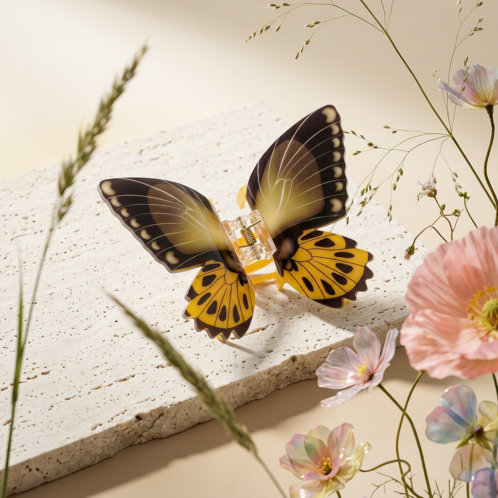 Zeonia Butterfly Wing Clip Hair accessory