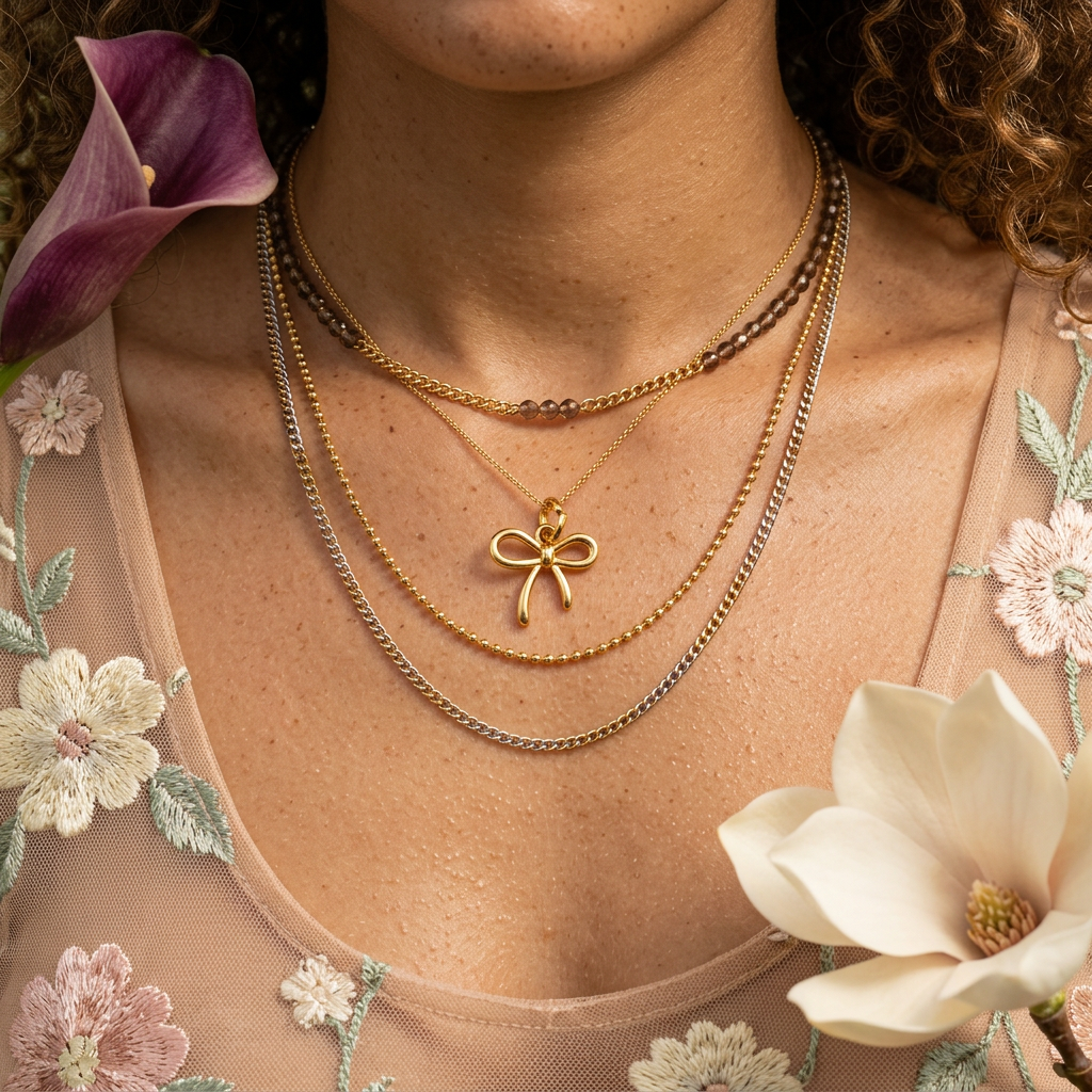 Zionia Golden Knot Charm charm