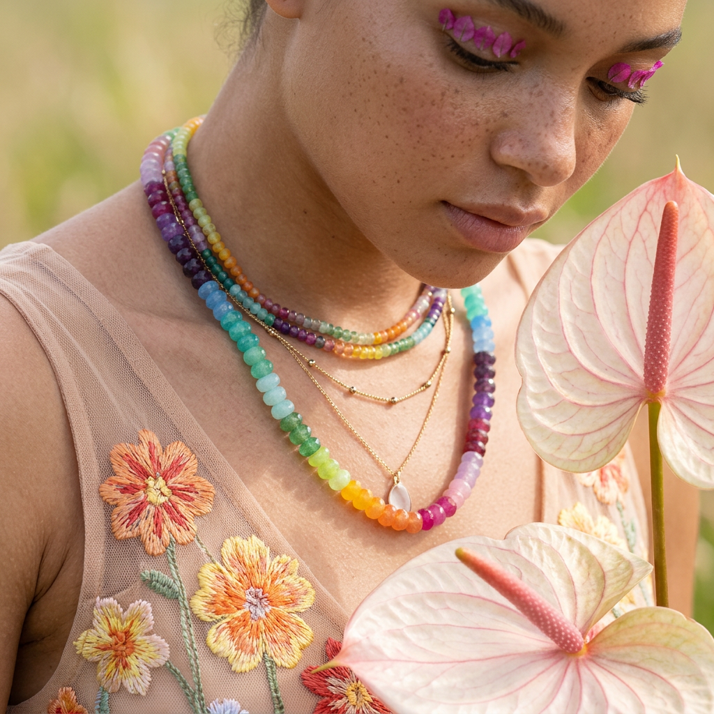 Zionia Orb Bead necklace