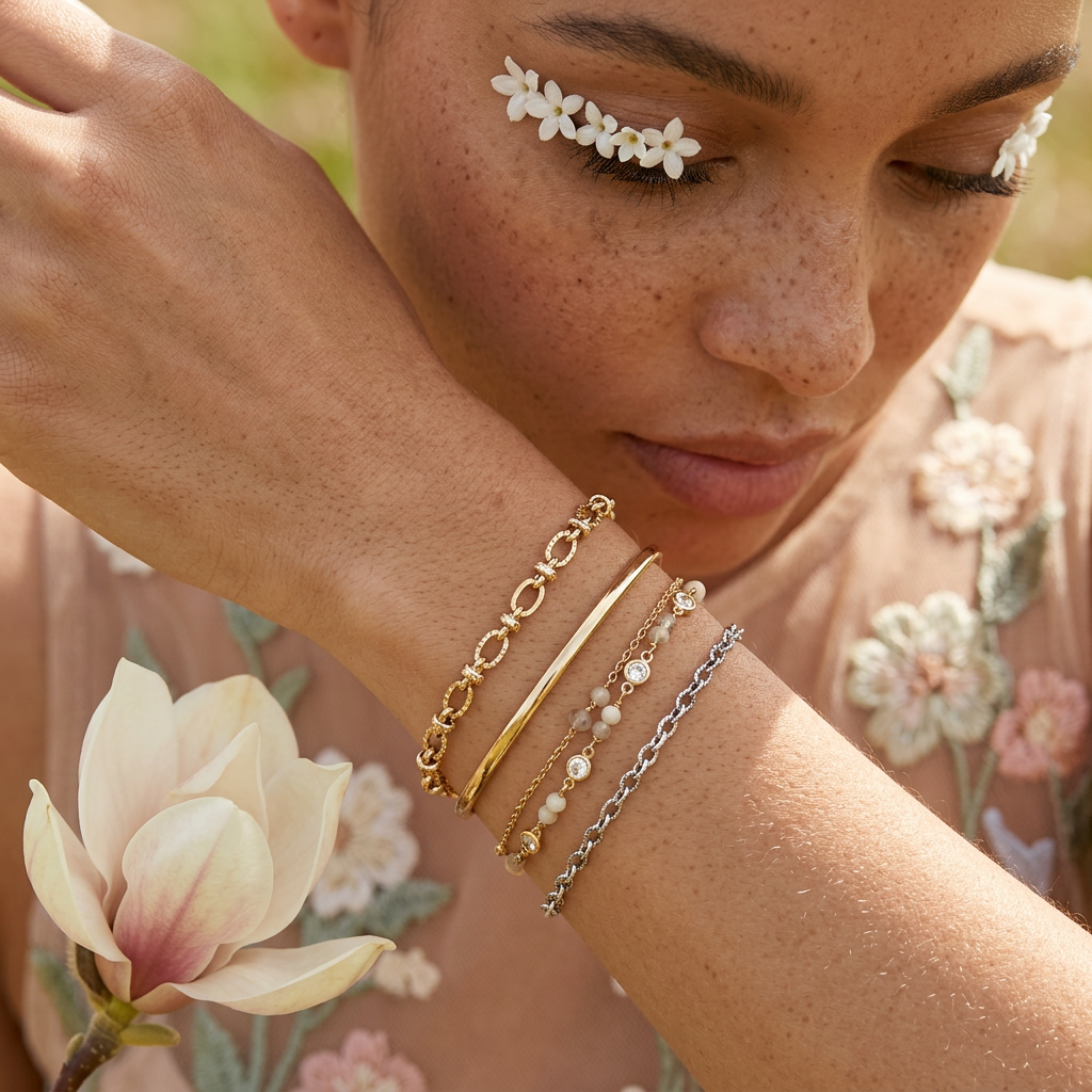 Miora Golden Chain Link Bracelet
