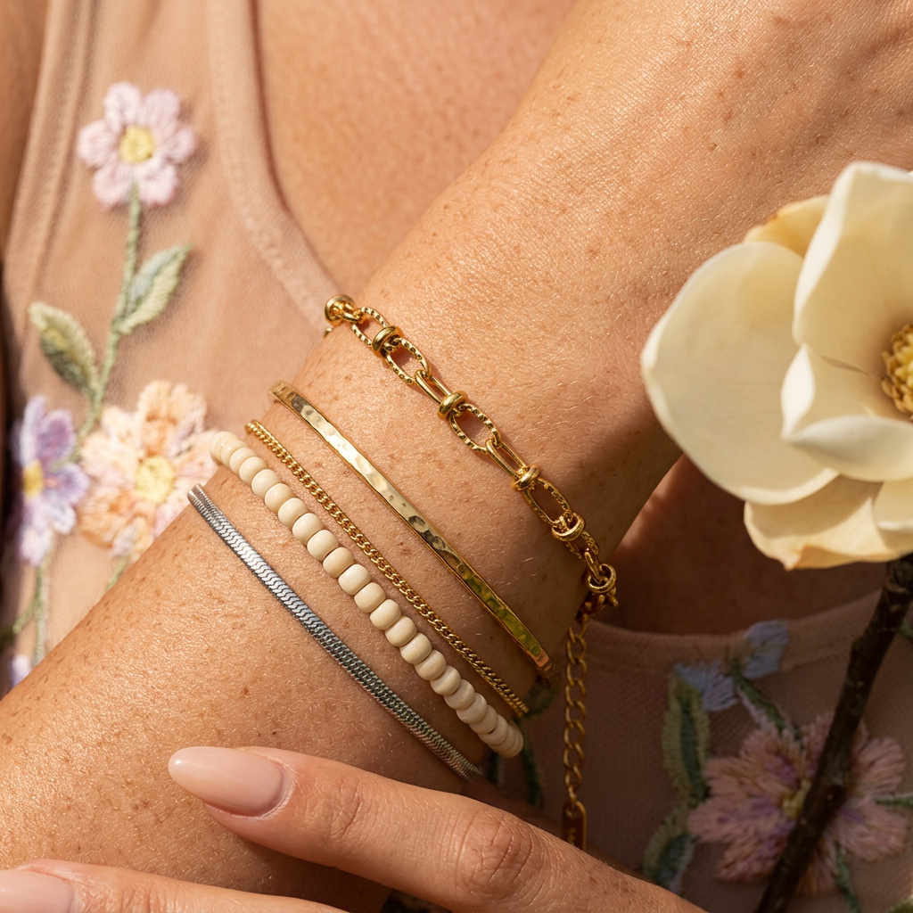 Jionna Golden Chain Link bracelet