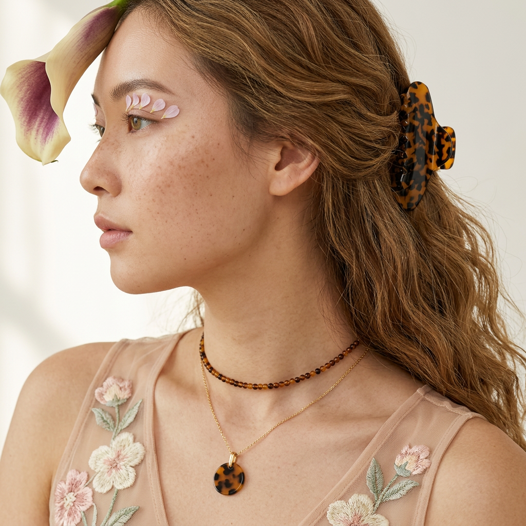 Jeolia Tortoise Shell Jaw Clip Hair accessory