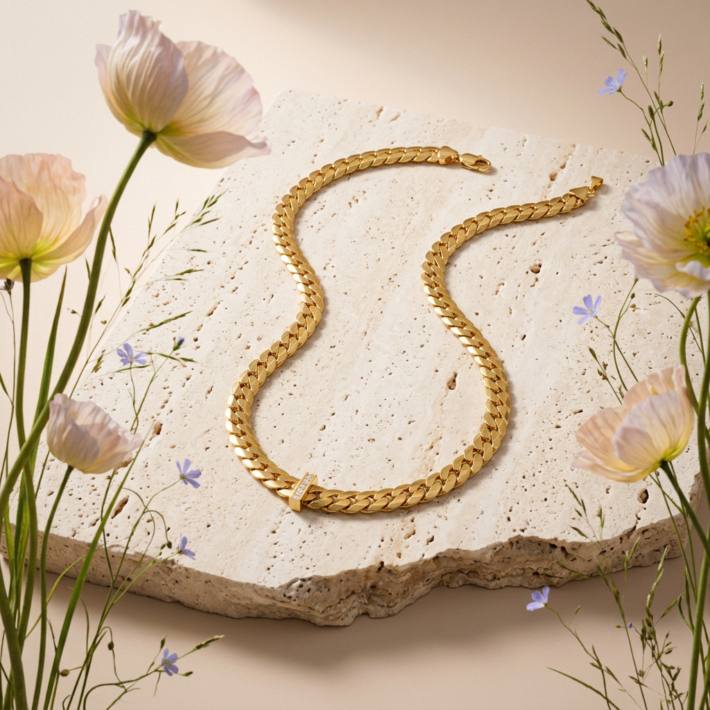 Liovia Golden Chain Chain Necklace
