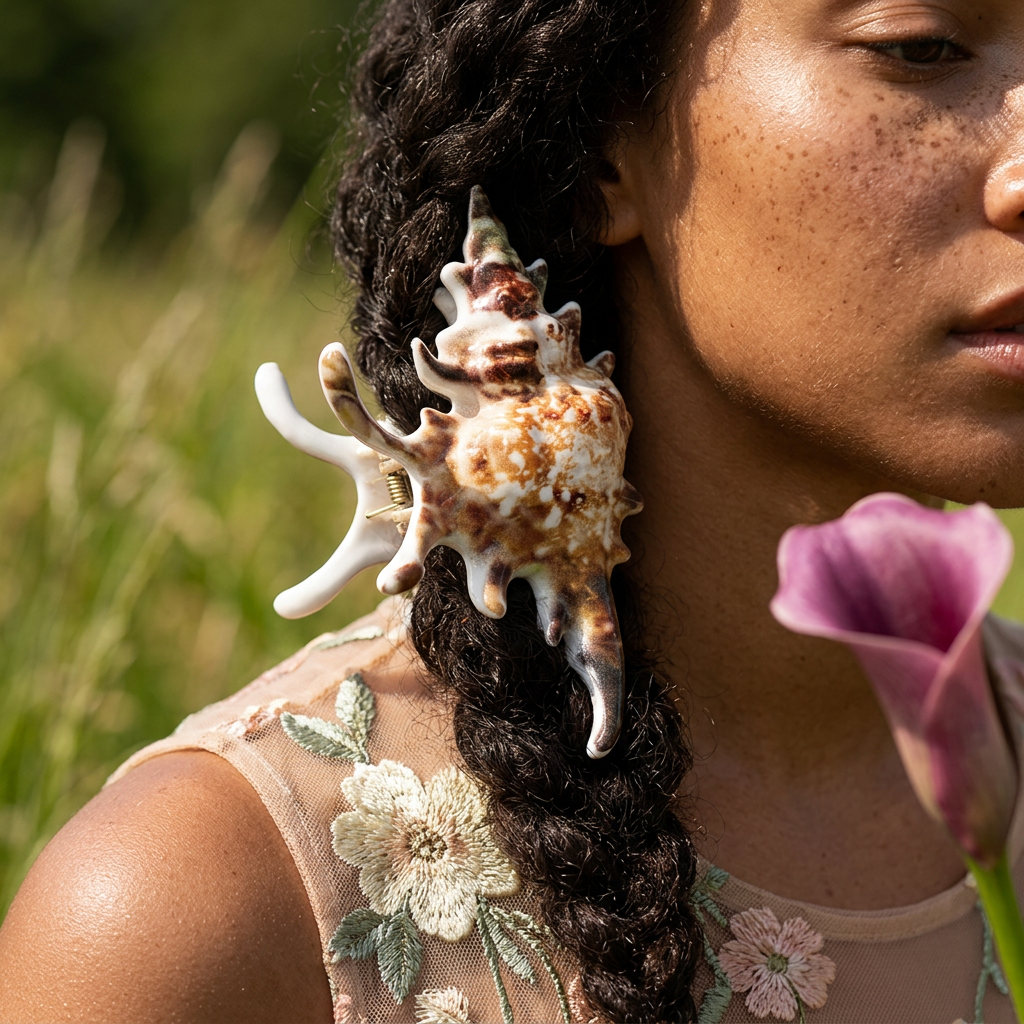 Thionia Resin Shell Clip hair