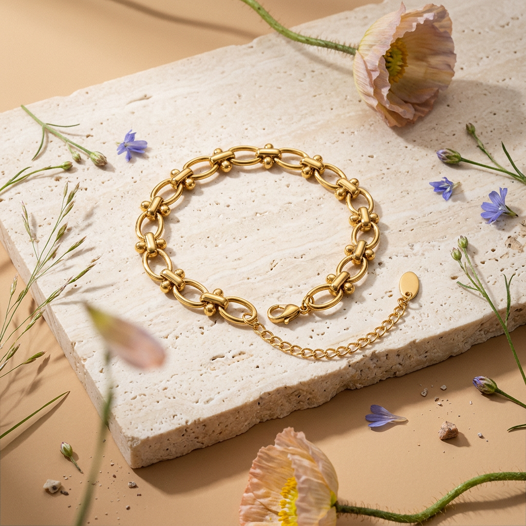 Miolia Golden Chain Link Bracelet bracelet