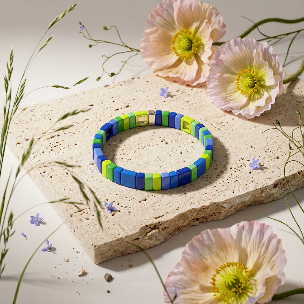 Liavia Tile Strand Bracelet