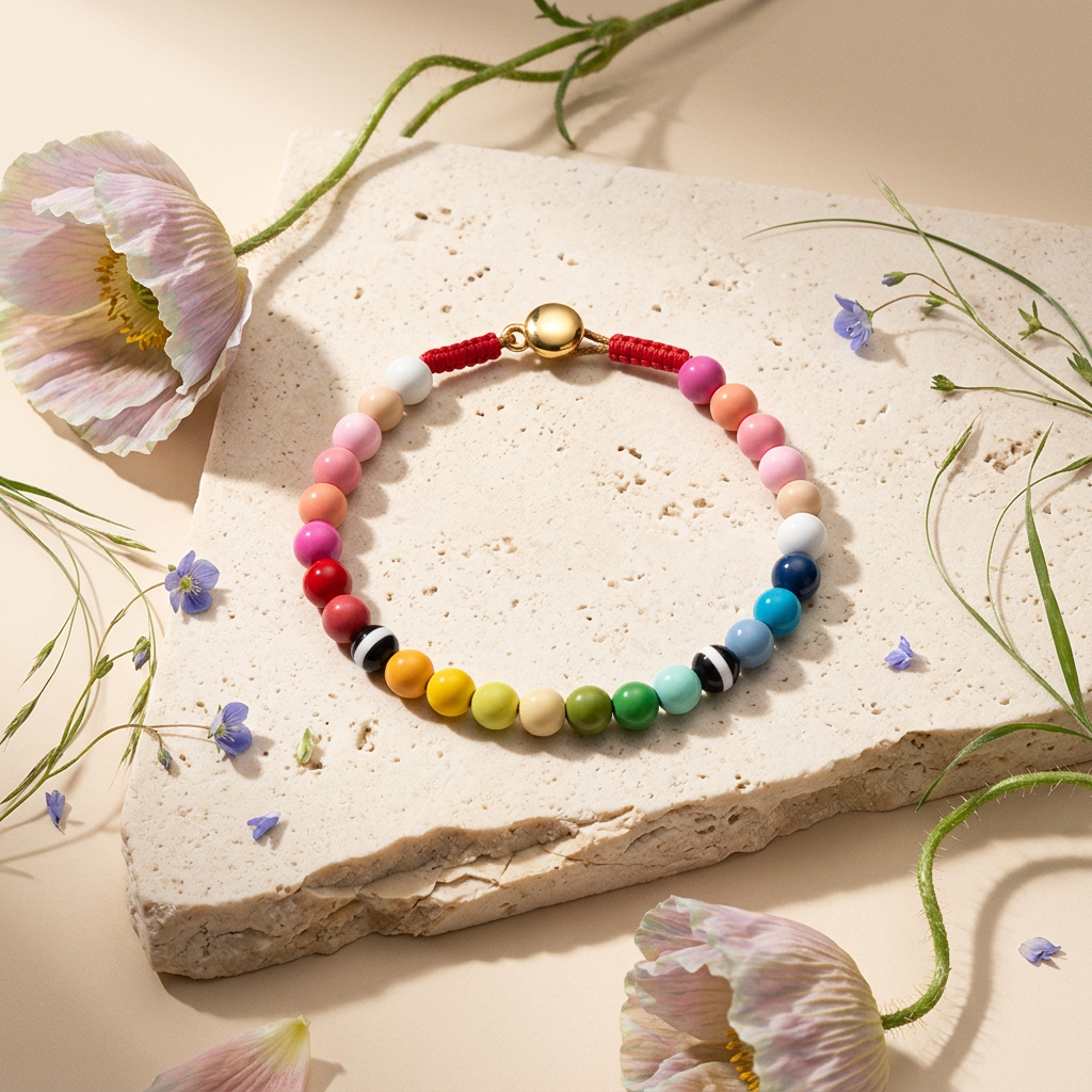 Vaelina Golden Orb Bead Bracelet