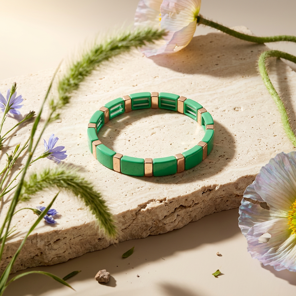 Maelia Golden Bar Bangle bracelet