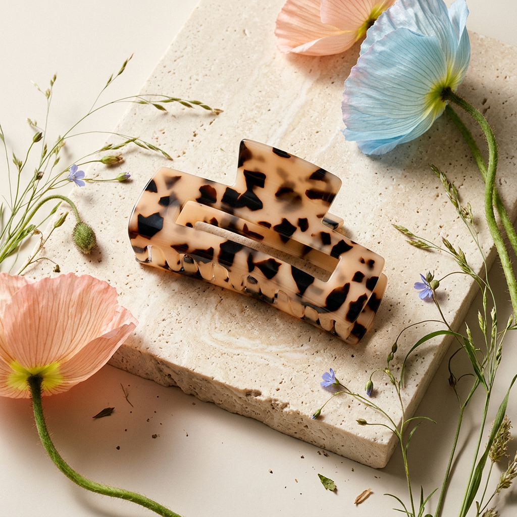 Kaenia Tortoise Rectangle Claw Hair accessory